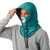 Miami Dolphins NFL Retro Drawstring Hooded Gaiter