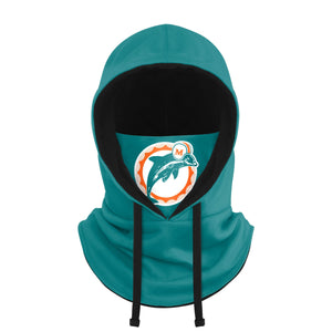 Miami Dolphins NFL Retro Drawstring Hooded Gaiter