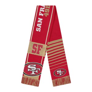 San Francisco 49ers NFL Reversible Thematic Scarf