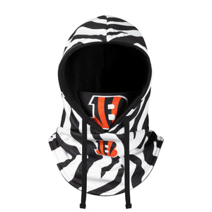 Cincinnati Bengals NFL White Drawstring Hooded Gaiter
