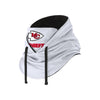 Kansas City Chiefs NFL White Drawstring Hooded Gaiter