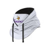 Minnesota Vikings NFL White Drawstring Hooded Gaiter