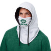 New York Jets NFL White Drawstring Hooded Gaiter