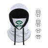 New York Jets NFL White Drawstring Hooded Gaiter