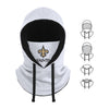 New Orleans Saints NFL White Drawstring Hooded Gaiter