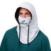 Philadelphia Eagles NFL White Drawstring Hooded Gaiter