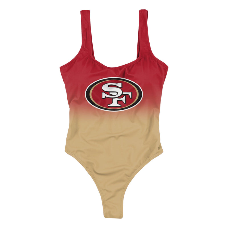 San Francisco 49ers NFL Womens Gametime Gradient One Piece Bathing Sui