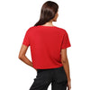 Arizona Cardinals NFL Womens Rhinestone Logo Crop Top (PREORDER - SHIPS LATE SEPTEMBER)