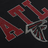 Atlanta Falcons NFL Womens Rhinestone Logo Crop Top (PREORDER - SHIPS LATE SEPTEMBER)