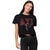 Atlanta Falcons NFL Womens Rhinestone Logo Crop Top (PREORDER - SHIPS LATE SEPTEMBER)
