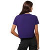 Baltimore Ravens NFL Womens Rhinestone Logo Crop Top (PREORDER - SHIPS LATE SEPTEMBER)