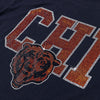 Chicago Bears NFL Womens Rhinestone Logo Crop Top (PREORDER - SHIPS MID SEPTEMBER)