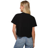 Carolina Panthers NFL Womens Rhinestone Logo Crop Top (PREORDER - SHIPS LATE SEPTEMBER)