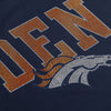 Denver Broncos NFL Womens Rhinestone Logo Crop Top (PREORDER - SHIPS LATE SEPTEMBER)