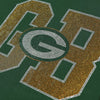 Green Bay Packers NFL Womens Rhinestone Logo Crop Top (PREORDER - SHIPS MID SEPTEMBER)