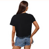 Jacksonville Jaguars NFL Womens Rhinestone Logo Crop Top (PREORDER - SHIPS LATE SEPTEMBER)