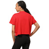 Kansas City Chiefs NFL Womens Rhinestone Logo Crop Top (PREORDER - SHIPS MID SEPTEMBER)