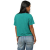 Miami Dolphins NFL Womens Rhinestone Logo Crop Top (PREORDER - SHIPS MID SEPTEMBER)