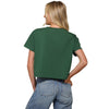 New York Jets NFL Womens Rhinestone Logo Crop Top (PREORDER - SHIPS LATE SEPTEMBER)