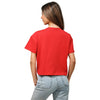 San Francisco 49ers NFL Womens Rhinestone Logo Crop Top (PREORDER - SHIPS MID SEPTEMBER)