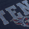 Tennessee Titans NFL Womens Rhinestone Logo Crop Top (PREORDER - SHIPS LATE SEPTEMBER)