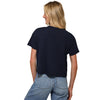 Tennessee Titans NFL Womens Rhinestone Logo Crop Top (PREORDER - SHIPS LATE SEPTEMBER)