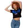 Buffalo Bills NFL Womens Distressed Wordmark Crop Top