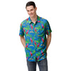 Los Angeles Chargers NFL Mens Floral Button Up Shirt