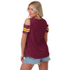 Washington Commanders NFL Womens Cold Shoulder T-Shirt