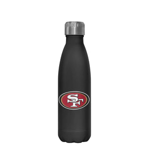 San Francisco 49ers NFL Super Bowl LVIII Black 17 oz Stainless Steel Bottle