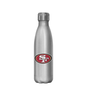 San Francisco 49ers NFL Super Bowl LVIII Silver 17 oz Stainless Steel Bottle
