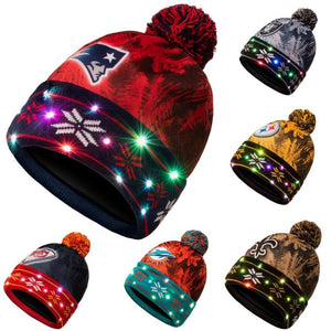 NFL Big Logo Light Up Beanie - Pick Your Team!