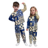 Navy Midshipmen NCAA Busy Block Family Holiday Pajamas