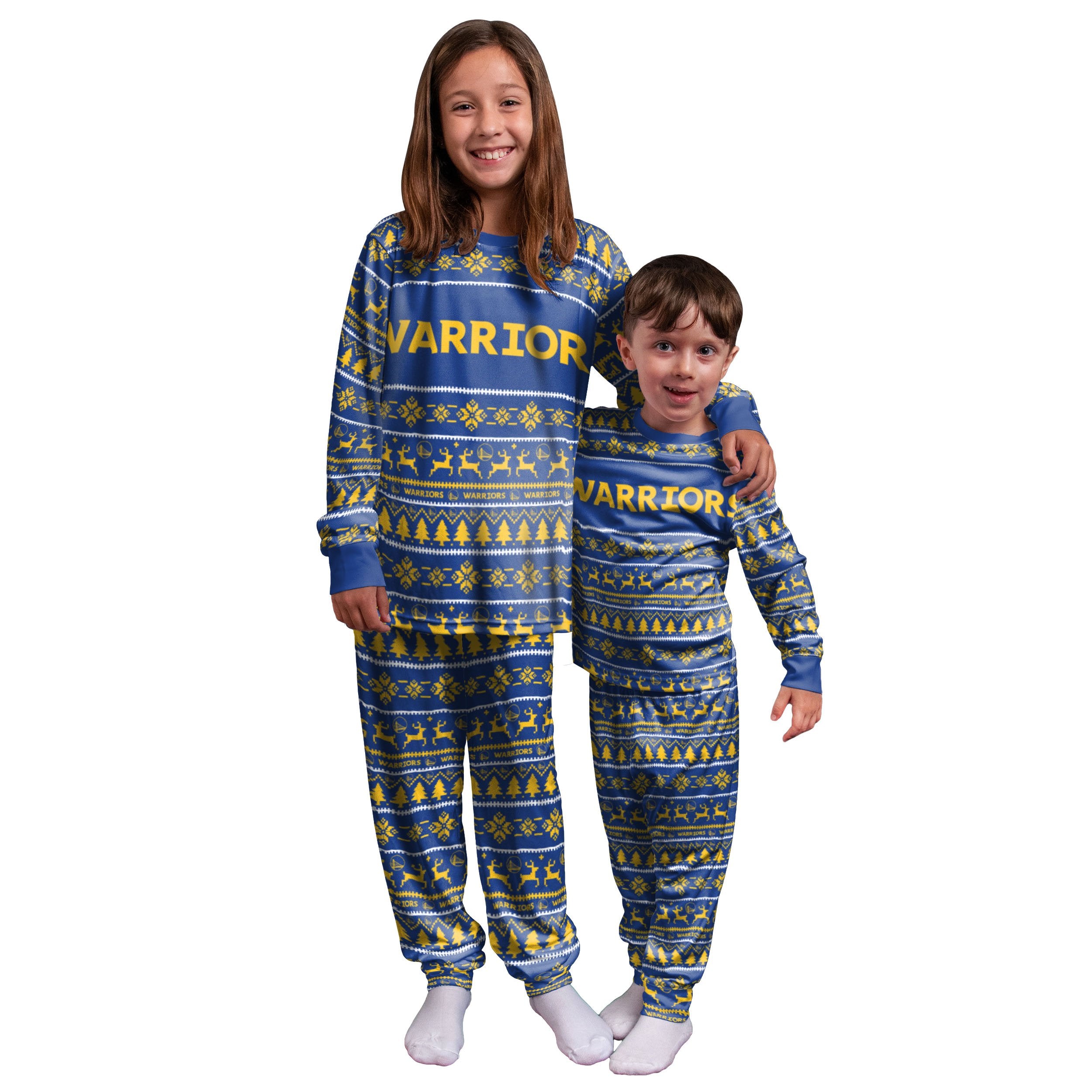  Golden State Warriors NBA Youth Grey Two Piece Set Pajamas  (Small (4)) : Sports & Outdoors