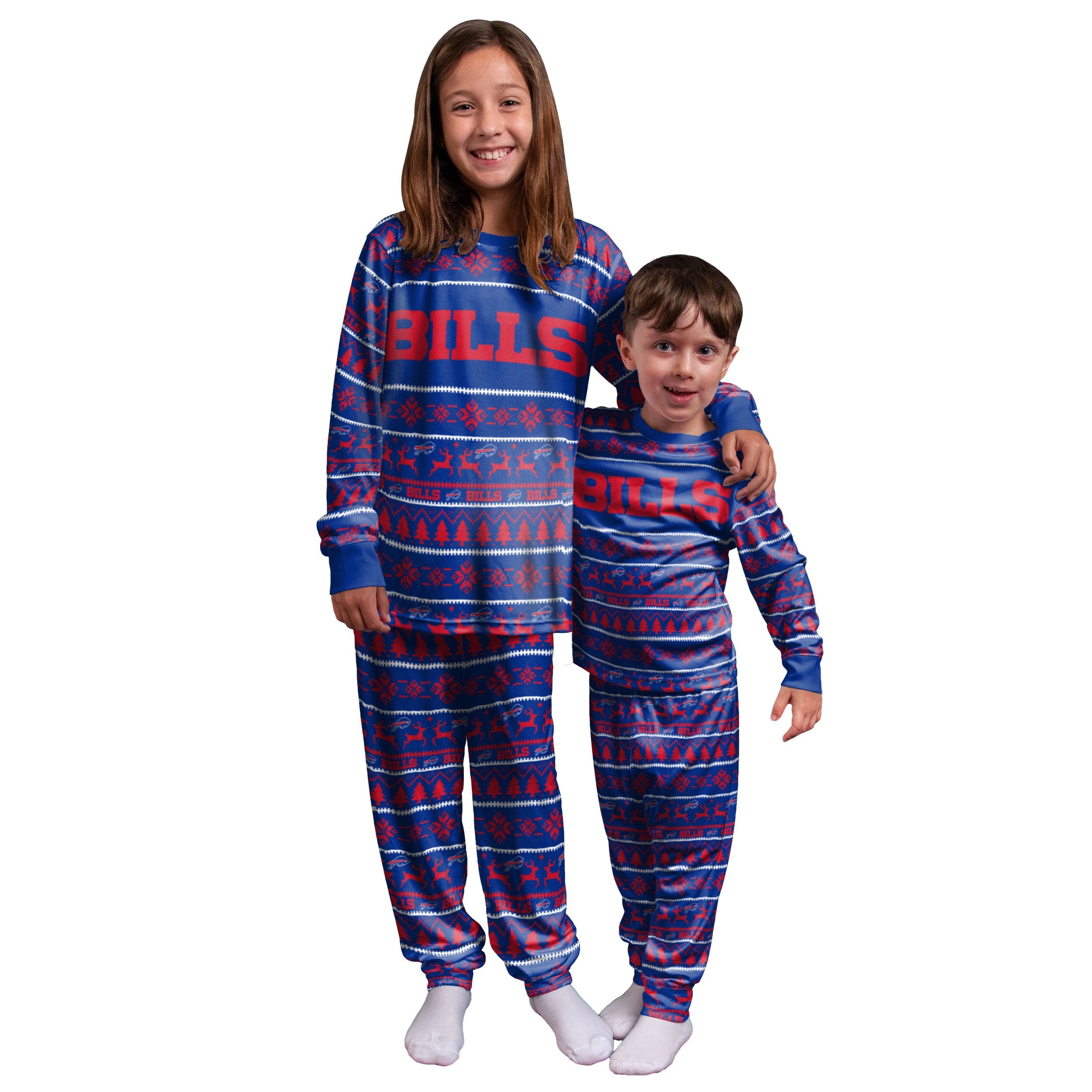 Buffalo Bills NFL Family Holiday Pajamas