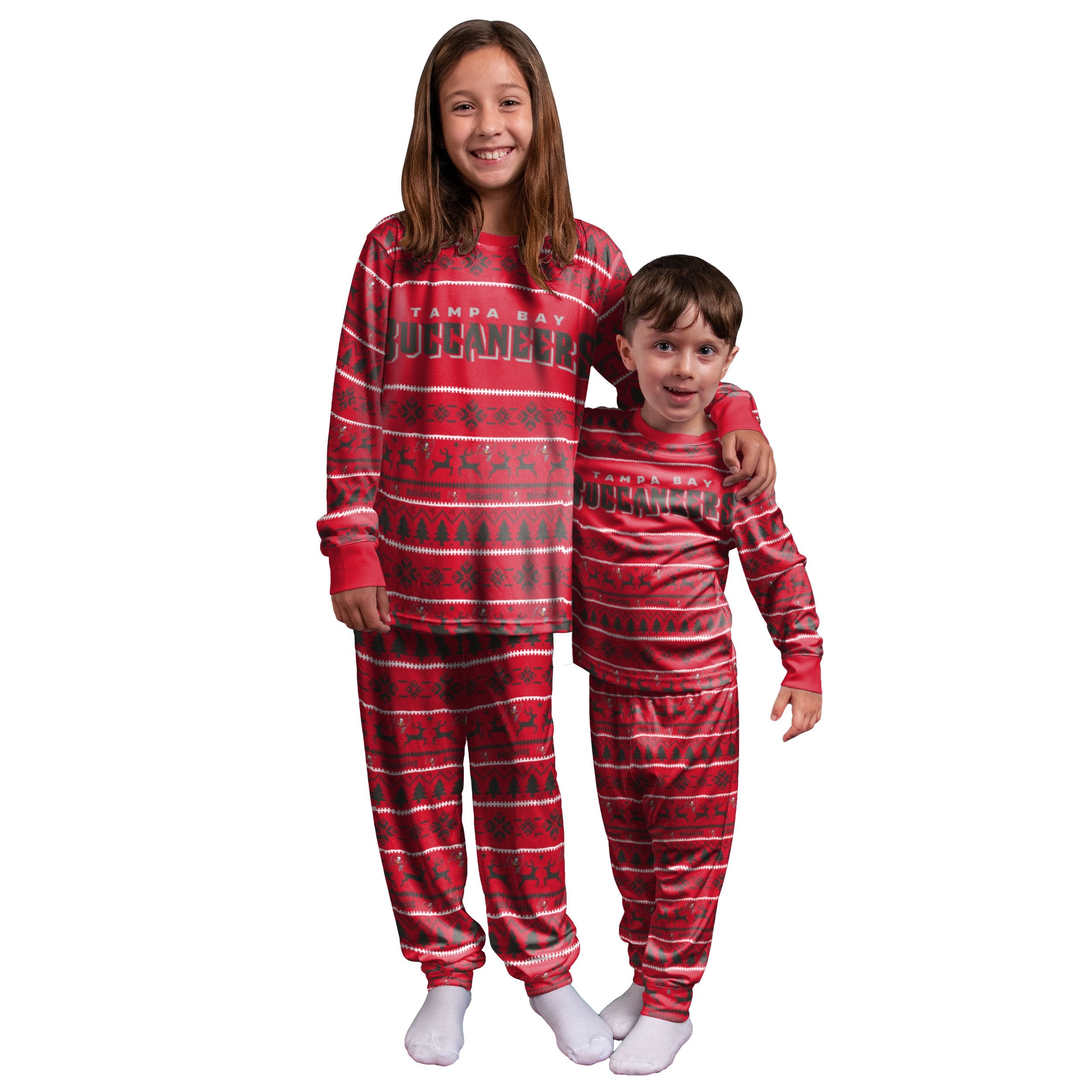 NFL Team Apparel Little Kids' Tampa Bay Buccaneers Jersey Pajama Pants