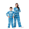 Detroit Lions NFL Ugly Pattern Family Holiday Pajamas