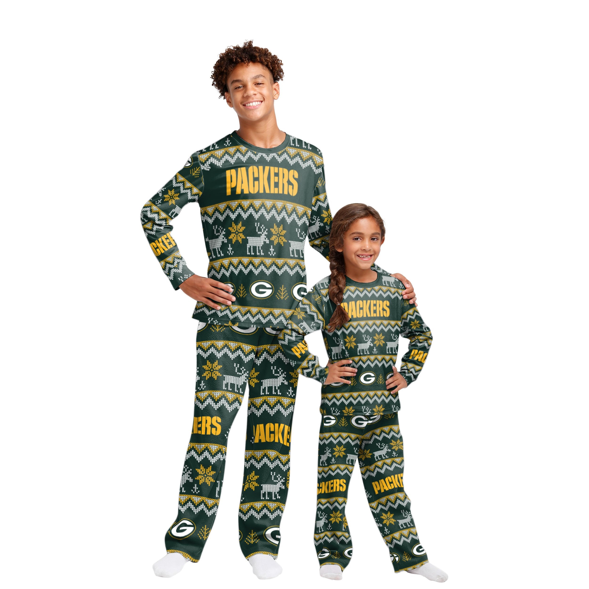 Unisex Children's Green Bay Packers NFL Pajamas for sale