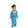 Detroit Lions NFL Ugly Pattern Family Holiday Pajamas