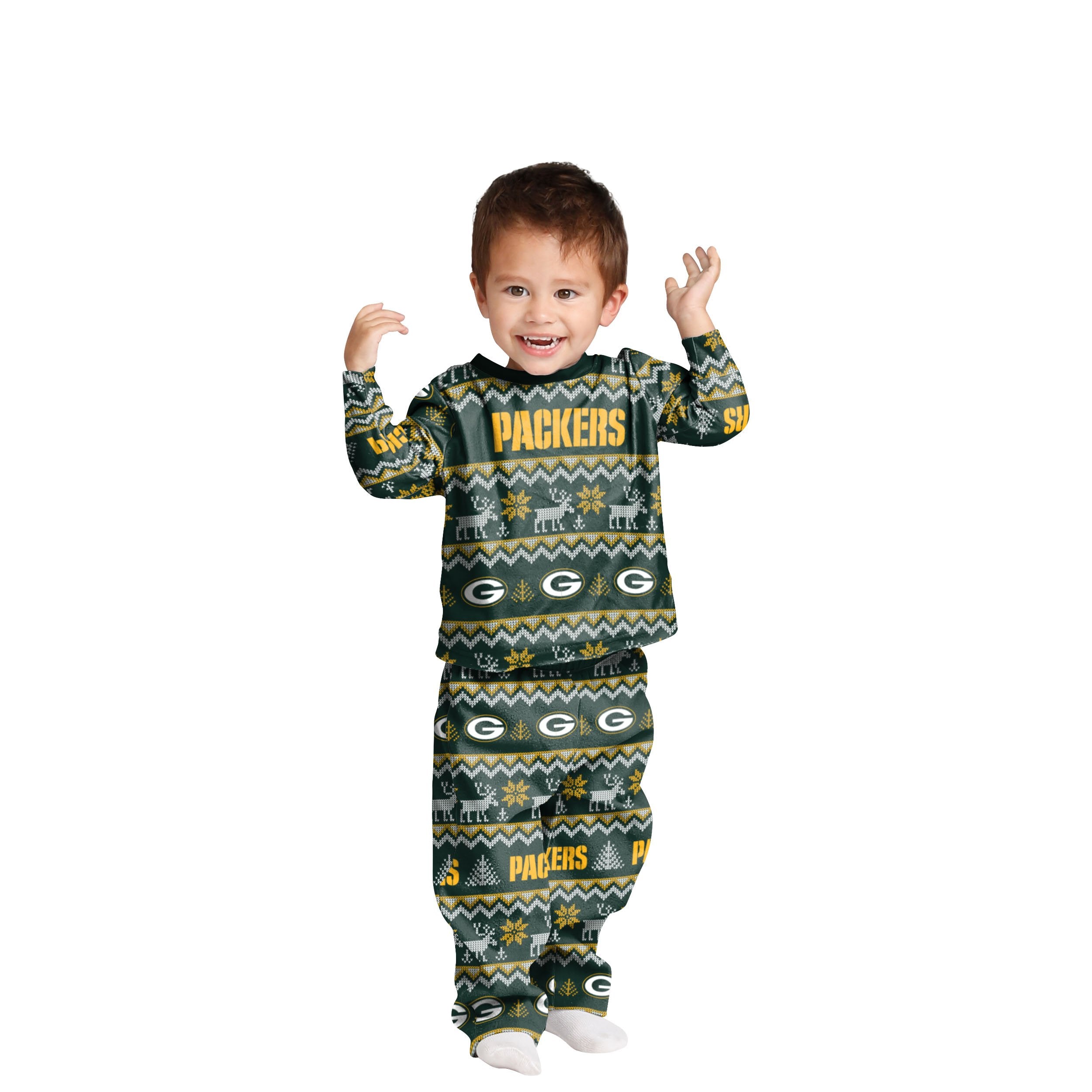 Green Bay Packers 2022 Men's Crewneck Ugly Pajamas – Green Bay Stuff