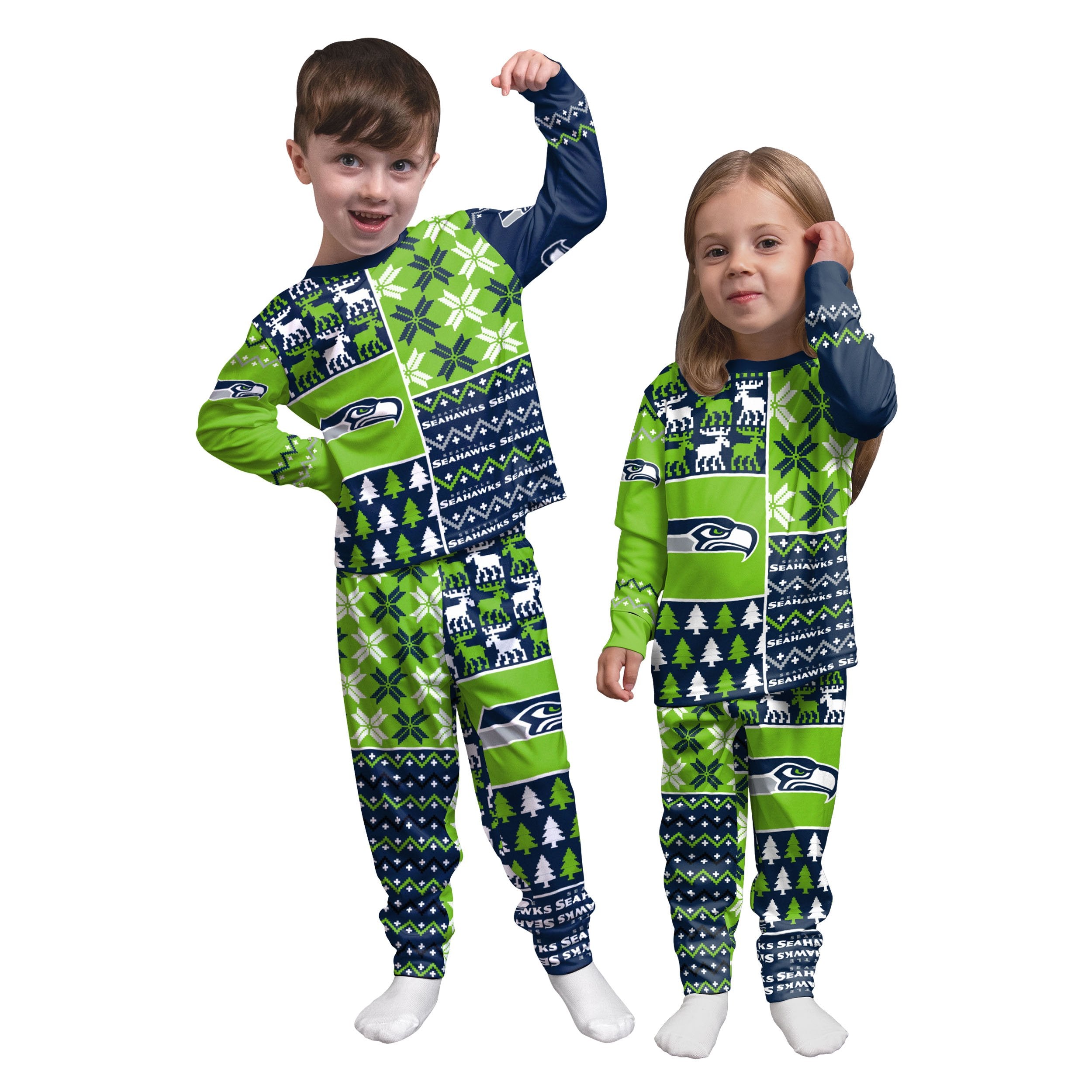 Seattle Seahawks and Mariners Pajamas 