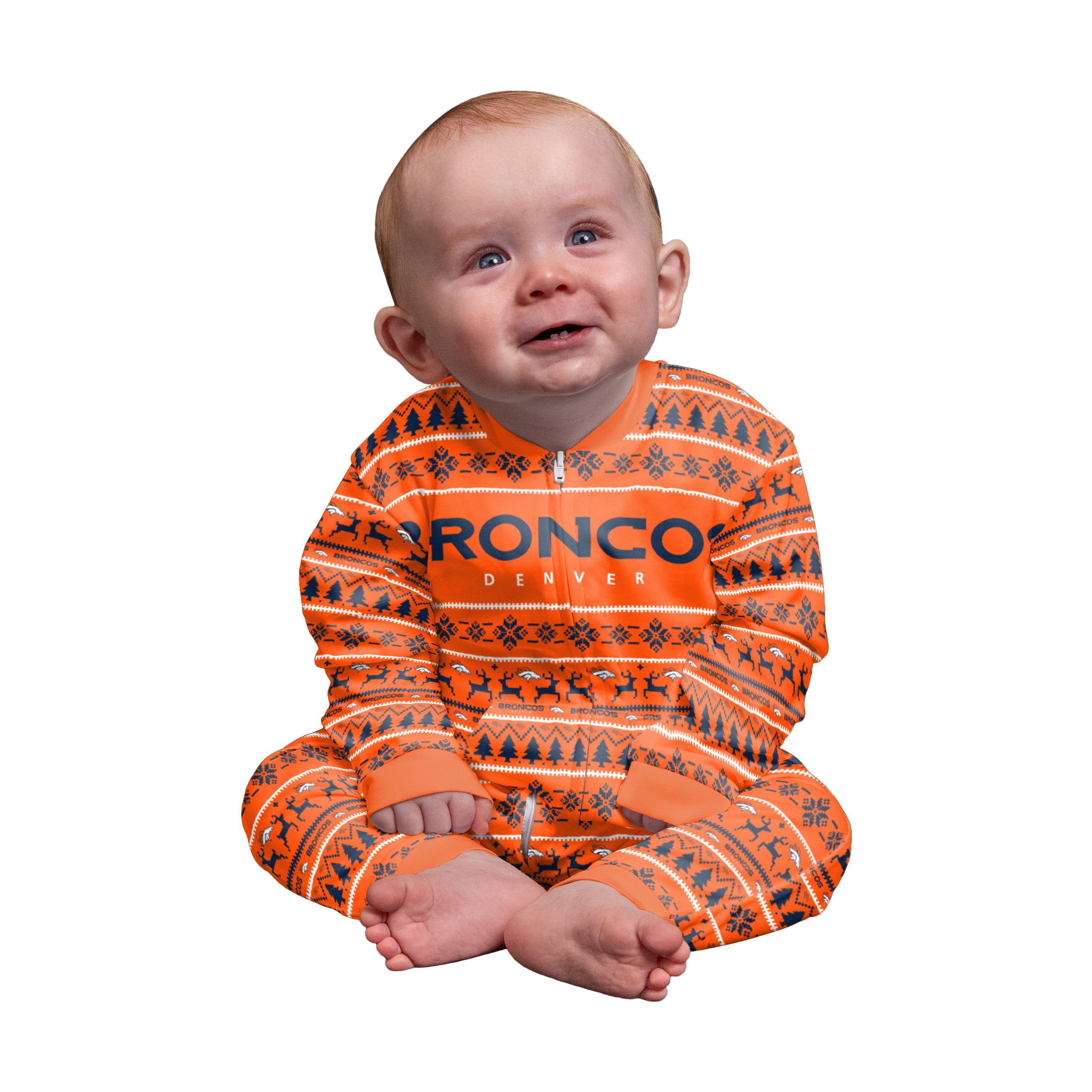 Get in the holiday spirit with Denver Broncos pajamas