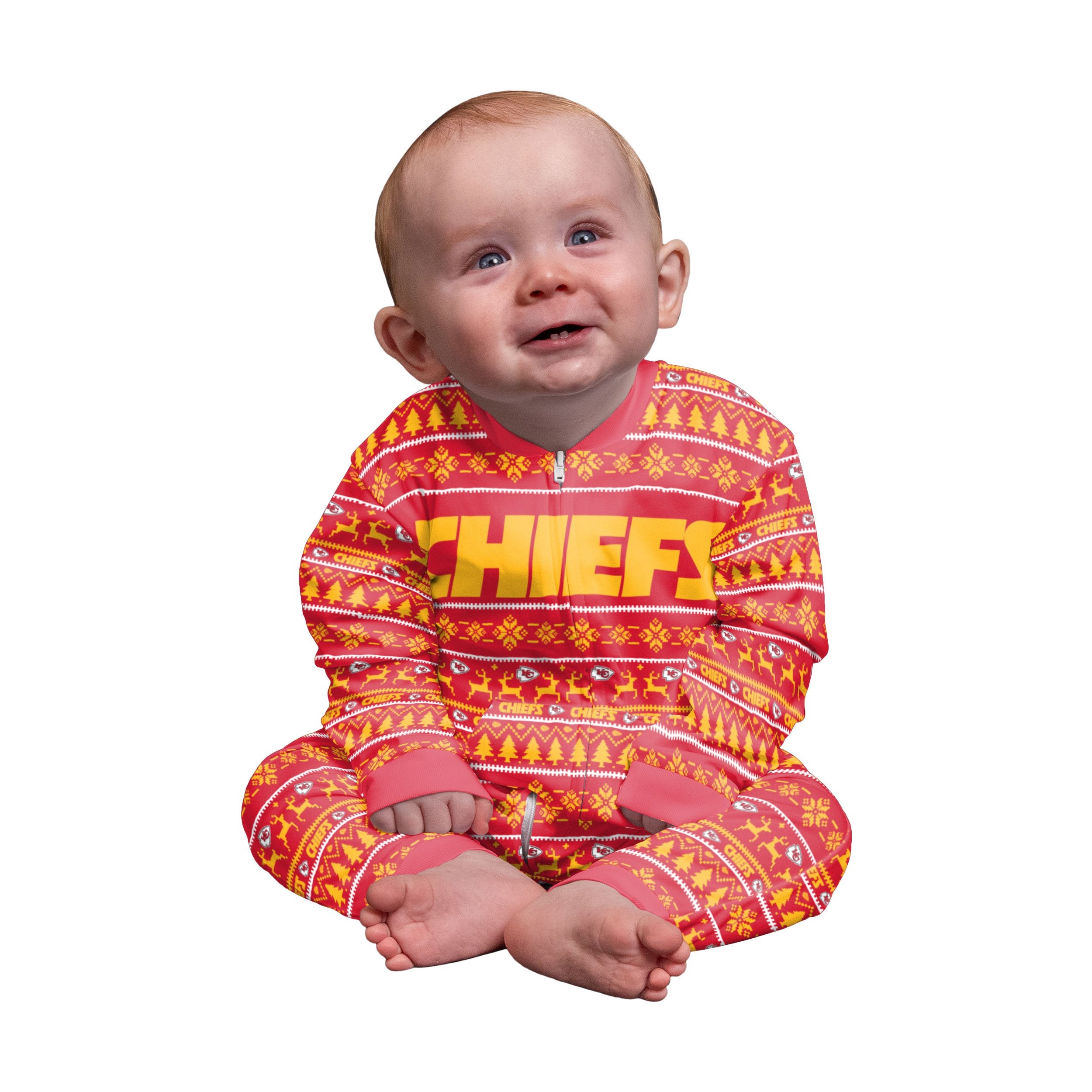 NFL Kansas City Chiefs Baby Boys Team Sleep 'N Play Outfit 