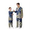 Navy Midshipmen NCAA Busy Block Family Holiday Pajamas