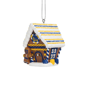 Golden State Warriors NBA Gingerbread House Ornament