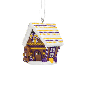 LSU Tigers NCAA Gingerbread House Ornament
