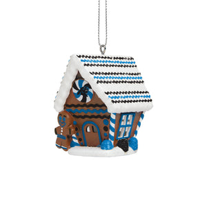 Carolina Panthers NFL Gingerbread House Ornament