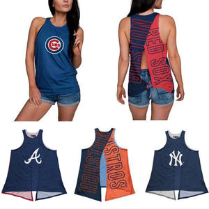 MLB Womens Tie-Breaker Sleeveless Top - Pick Your Team