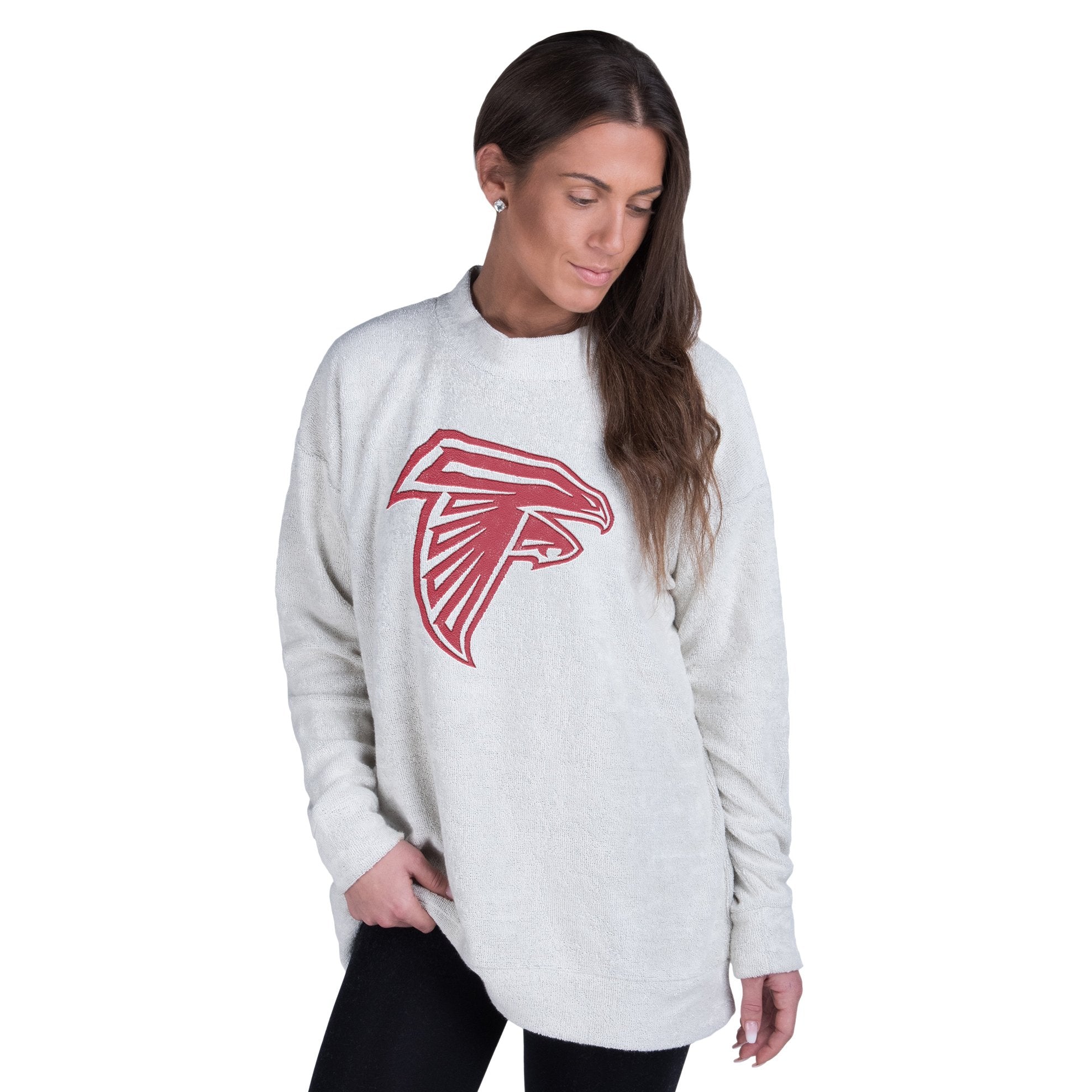 Atlanta Falcons Girl NFL Women's V-Neck T-Shirt