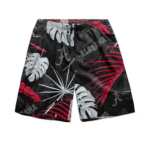 Alabama Crimson Tide NCAA Mens Neon Palm Shorts